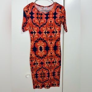 LuLaRoe XXS Print Dress